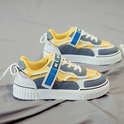 ΝΕΟ μοντέλο μοντέρνα γυναικεία αθλητικά παπούτσια με λουράκια βελκρό και χρωματικό σχέδιο σε δύο μοντέλα