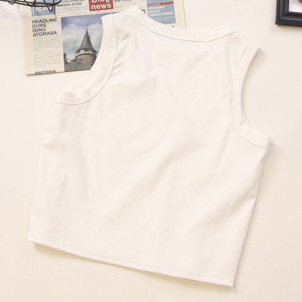 Laiade rihmade ja aplikatsiooniga igapäevane naiste topp