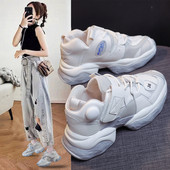 Casual γυναικεία αθλητικά παπούτσια με velcro και κορδόνια