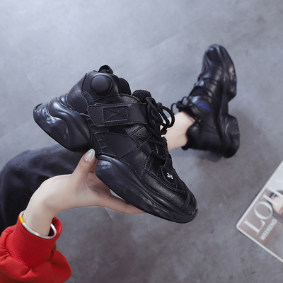 Casual γυναικεία αθλητικά παπούτσια με velcro και κορδόνια