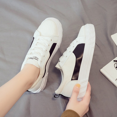 ΝΕΟ μοντέλο γυναικεία casual αθλητικά παπούτσια με κορδόνια και λευκή σόλα