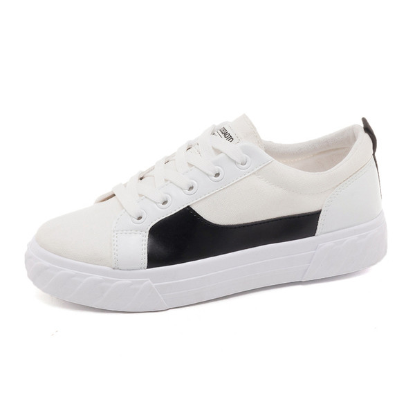 ΝΕΟ μοντέλο γυναικεία casual αθλητικά παπούτσια με κορδόνια και λευκή σόλα