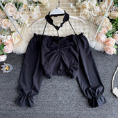 Modern női ing csipke elemekkel