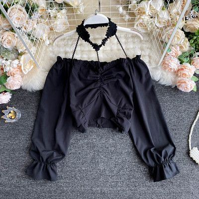 Modern női ing csipke elemekkel