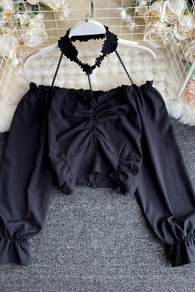 Modern női ing csipke elemekkel