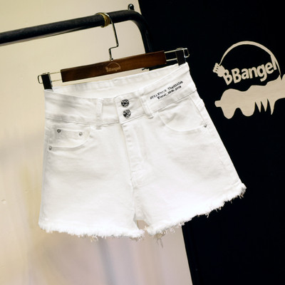 Σορτς τζιν με επιγραφή στη μέση