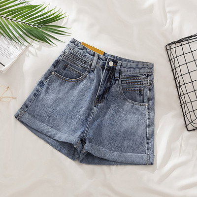 Σορτς τζιν  με ψηλή μέση και μεγέθη έως 5XL