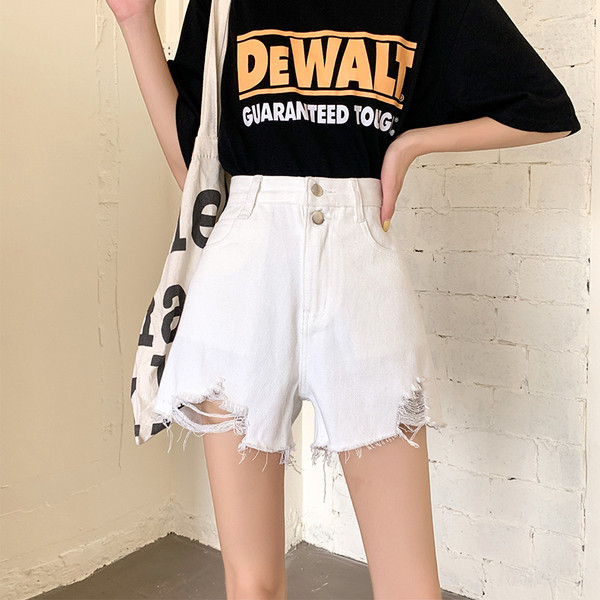 Σορτς τζιν με σκισμένα μοτίβα και μεγέθη έως 5XL