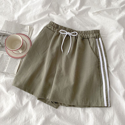 Sport rövidnadrág elasztikus derékkal és szegéllyel