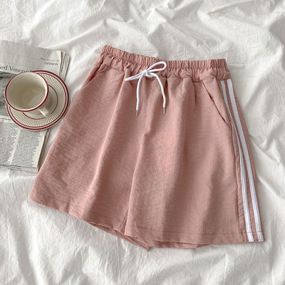 Sport rövidnadrág elasztikus derékkal és szegéllyel