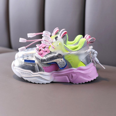 Alkalmi, légáteresztő, fűzős gyerekcipő - lányoknak