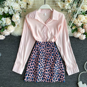 Set elegant pentru femei din două părți, în roz