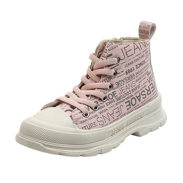 Παιδικά αθλητικά παπούτσια με επιγραφές και κορδόνια