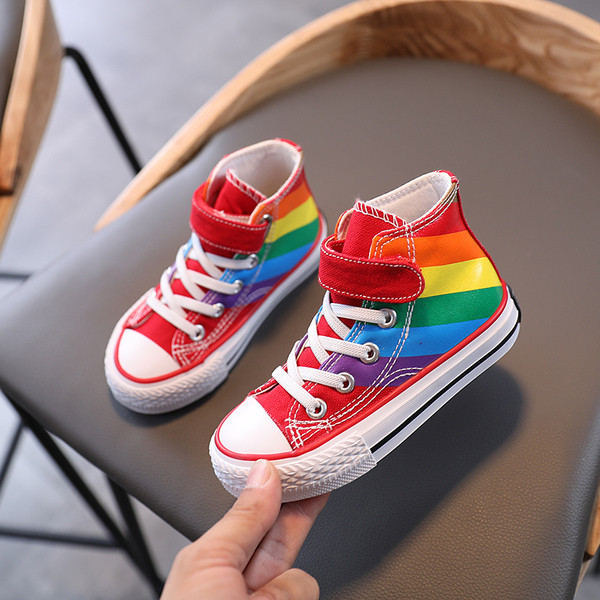 Alkalmi gyerek tornacipő lapos talppal lányoknak és fiúknak