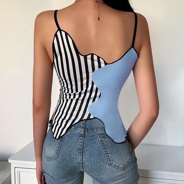 Új modell modern női felső vékony pántokkal