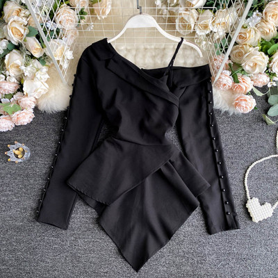 Modern női aszimmetrikus ing