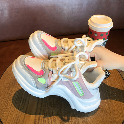 Tenisi casual dama din imitatie de piele cu sireturi