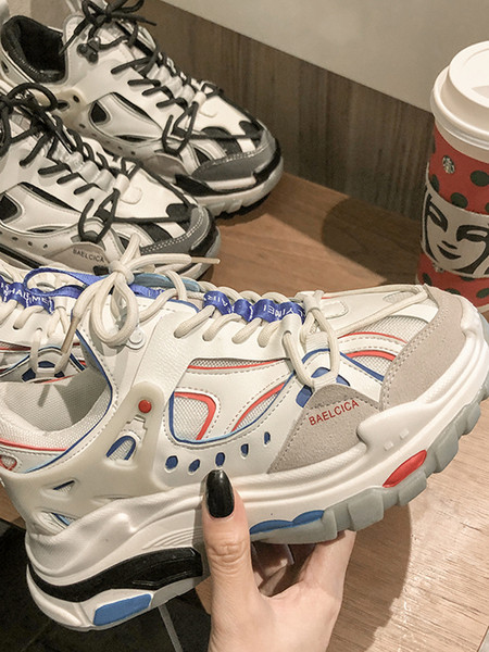 Model nou de adidasi casual dama cu talpa inalta si sireturi