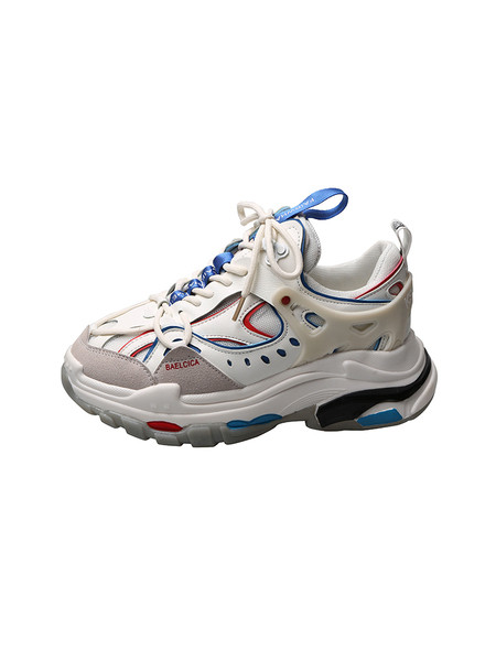 Model nou de adidasi casual dama cu talpa inalta si sireturi