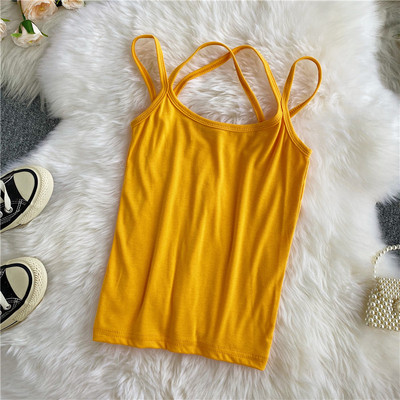 Maieu casual dama cu bretele subtiri