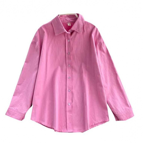 Mitmes värvitoonis klassikalise kraega naiste vabaajasärk