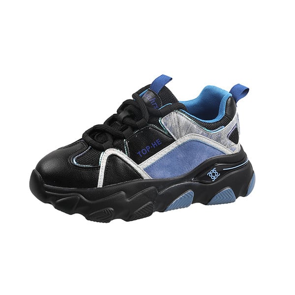 Γυναικεία αθλητικά παπούτσια με ψηλά πέλματα και κορδόνια