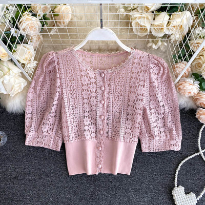 Retro csipke ing gombokkal