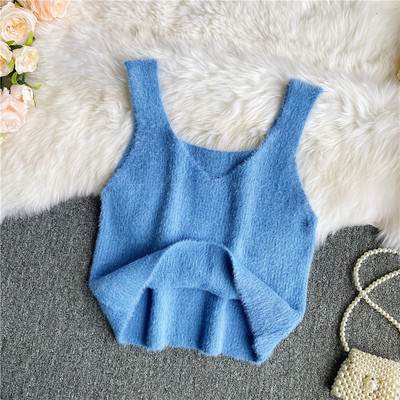 Mūsdienīgs sieviešu tops ar platām lencēm, vienkāršs modelis