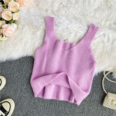 Mūsdienīgs sieviešu tops ar platām lencēm, vienkāršs modelis