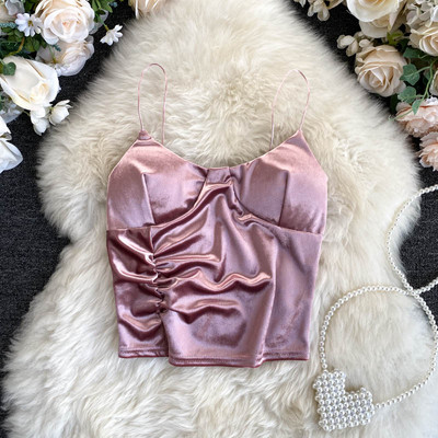 Γυναικείο αμάνικο άνοιξη-φθινόπωρο με λεπτές τιράντες