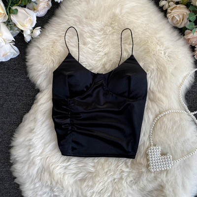 Γυναικείο αμάνικο άνοιξη-φθινόπωρο με λεπτές τιράντες