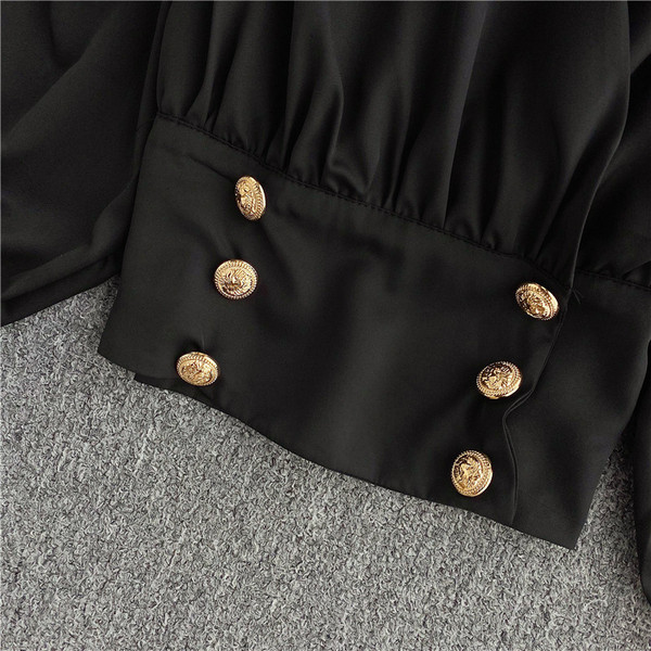 Modern női ing sima modell spitz nyakkivágással