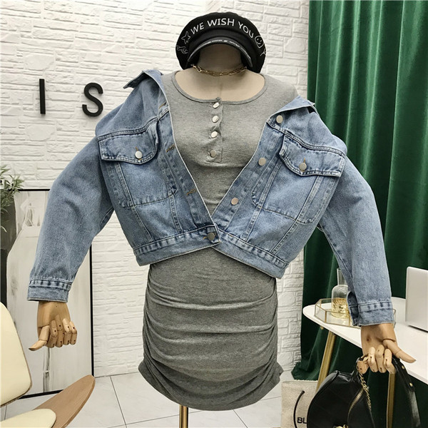 Alkalmi farmer dzseki zsebekkel és felirattal