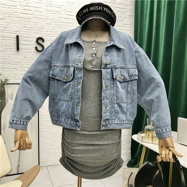 Alkalmi farmer dzseki zsebekkel és felirattal