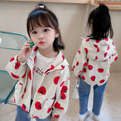 Napi gyerekkabát cipzárral és kapucnival lányoknak