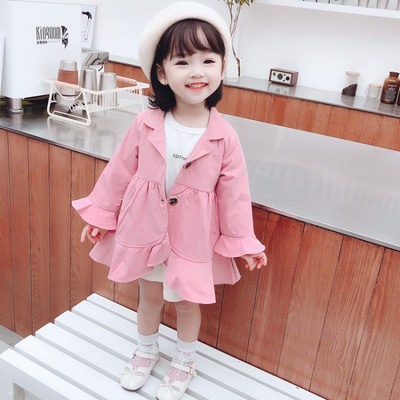 Παιδικό παλτό νέο μοντέλο με κουμπιά για κορίτσια