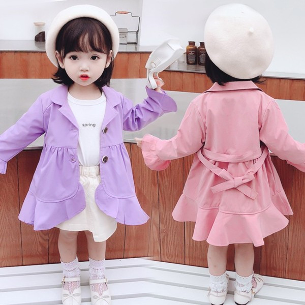 Παιδικό παλτό νέο μοντέλο με κουμπιά για κορίτσια