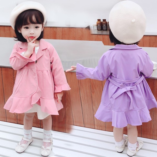 Παιδικό παλτό νέο μοντέλο με κουμπιά για κορίτσια