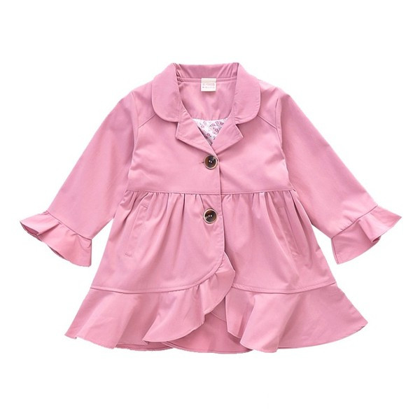 Παιδικό παλτό νέο μοντέλο με κουμπιά για κορίτσια