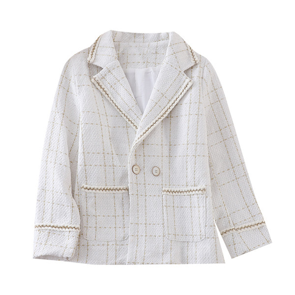 Naiste moodne pikkade varrukate ja taskutega valge ja must jakk