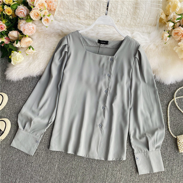 Aktuális női ing sima modell gombokkal