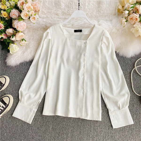 Aktuális női ing sima modell gombokkal