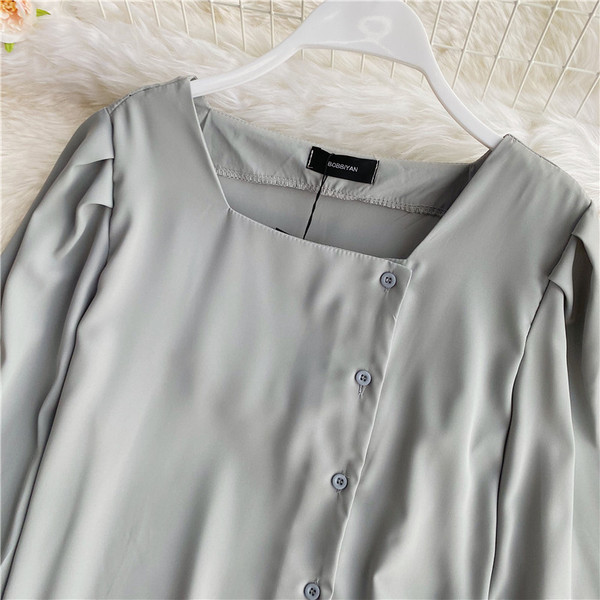 Aktuális női ing sima modell gombokkal