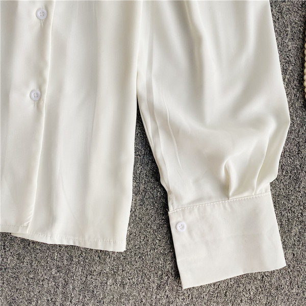 Aktuális női ing sima modell gombokkal