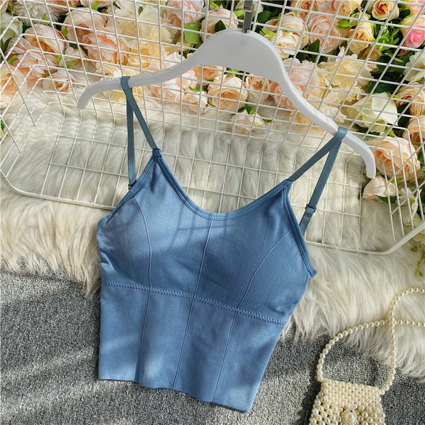 Õhukeste rihmadega vabaaja naiste topp tavaline mudel