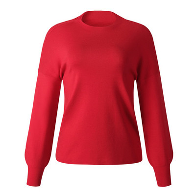 Casual γυναικείο πουλόβερ με υψηλό γιακά  - κλασικόμοντέλο