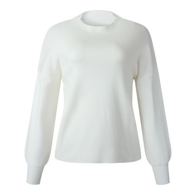 Casual γυναικείο πουλόβερ με υψηλό γιακά  - κλασικόμοντέλο