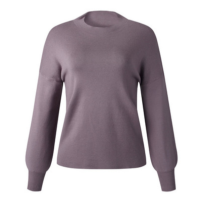 Casual γυναικείο πουλόβερ με υψηλό γιακά  - κλασικόμοντέλο