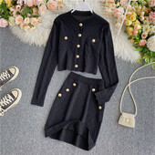 Sieviešu mūsdienīgs svārku un vestes komplekts