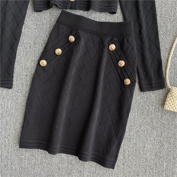 Sieviešu mūsdienīgs svārku un vestes komplekts